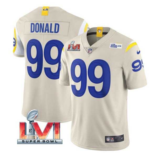 Nike Rams Men & Women & Youth 99 Aaron Donald Bone 2022 Super Bowl LVI Vapor Limited Jersey,We sell and wholesale Nike Rams Men & Women & Youth 99 Aaron Donald Bone 2022 Super Bowl LVI Vapor Limited Jersey on line form chian!